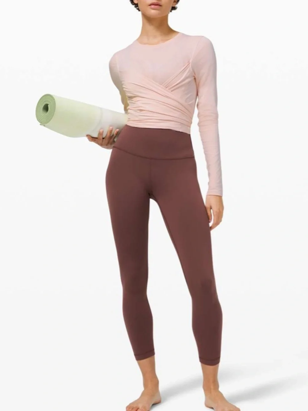 Lululemon Gather and Grow Long Sleeve Feather Pink